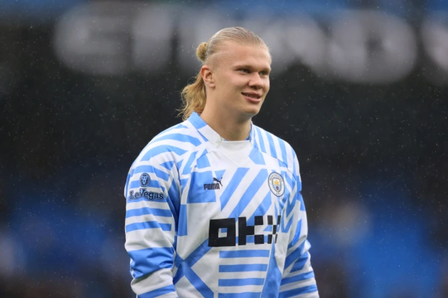 Erling Haaland được dự đoán sẽ vô địch Ngoại hạng Anh cùng Man City.