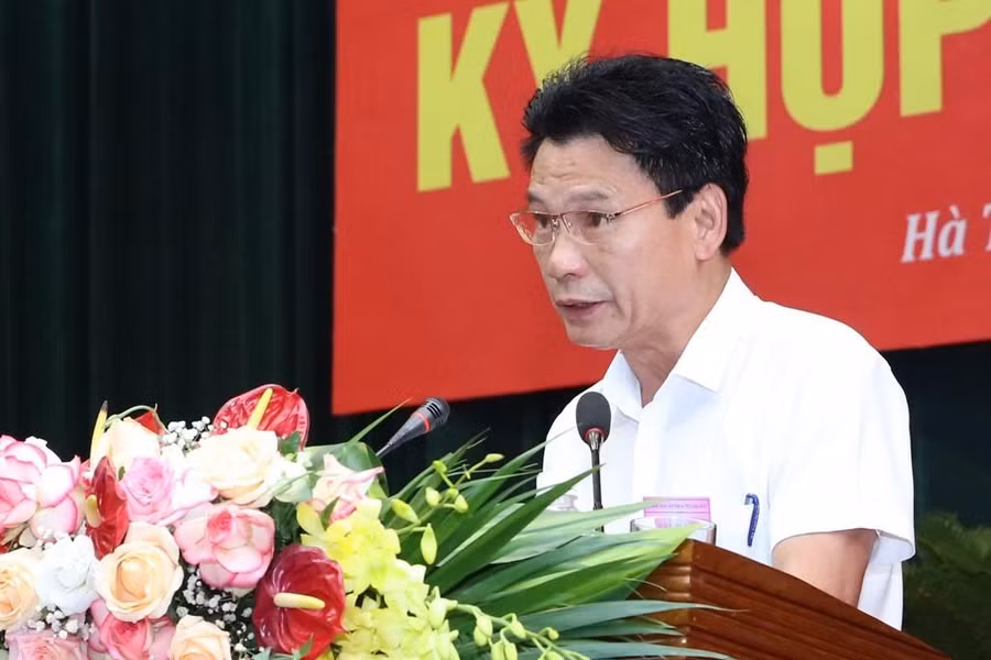 Ông Nguyễn Quốc Hà - Phó Giám đốc Phụ trách Sở Xây dựng Hà Tĩnh (Ảnh: Báo Hà Tĩnh).