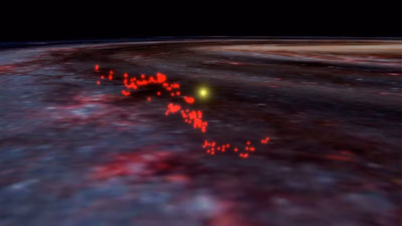 Cấu trúc hình sóng khổng lồ trong Dải Ngân hà