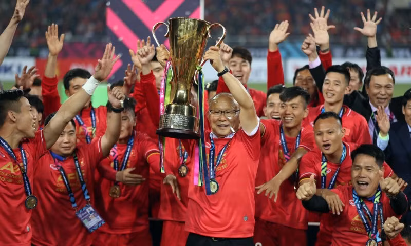 Đội tuyển Việt Nam đăng quang chức vô địch AFF Cup 2018.