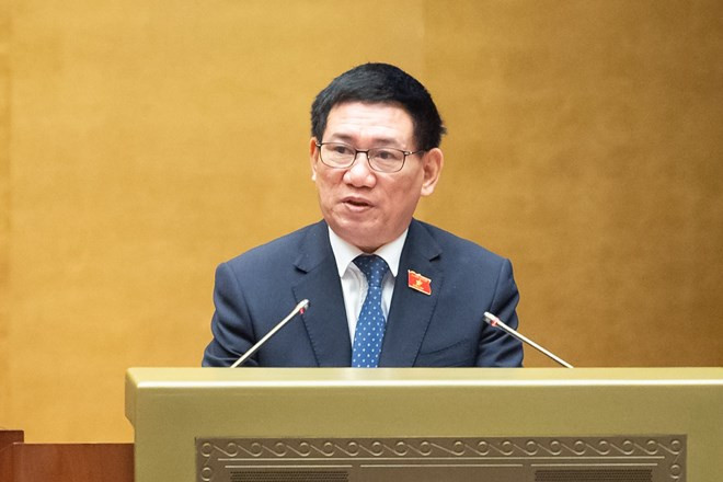 Bộ trưởng Hồ Đức Phớc. Bộ trưởng Hồ Đức Phớc.