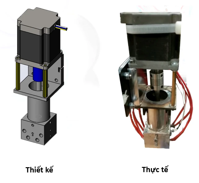 Máy in 3D từ nhựa phế thải.