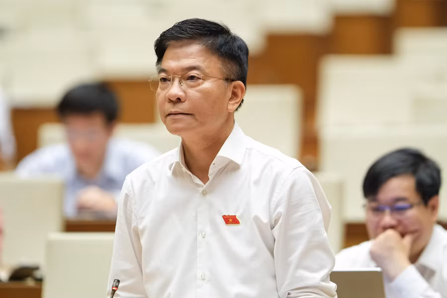 Bộ trưởng Bộ Tư pháp Lê Thành Long. Ảnh: Quochoi.vn.