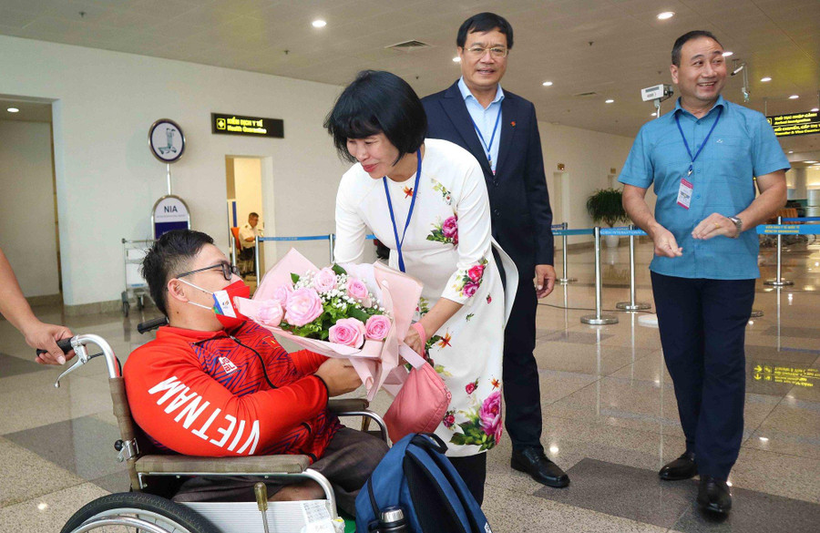 Các VĐV NKT đã có một kỳ thi đấu thành công. Các VĐV NKT đã có một kỳ thi đấu thành công.