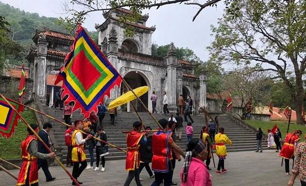 Lễ hội Bà Triệu, tỉnh Thanh Hóa. Ảnh: Tuyết Hạ.