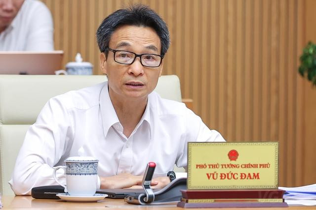 Phó Thủ tướng Vũ Đức Đam phát biểu tại phiên họp. Ảnh: VGP/Nhật Bắc. Phó Thủ tướng Vũ Đức Đam phát biểu tại phiên họp. Ảnh: VGP/Nhật Bắc.