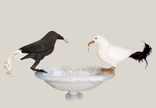 Dusciana cho biết, nguyên liệu cho phần lớn tác phẩm của cô đều do cô tự mày mò tìm kiếm, tự sản xuất. Những mảnh ghép đa phần nhỏ li ti, được làm hỗn hợp sợi thủy tinh, đá, chất sắt, xi măng kết dính... Cô gái ghép hình tuyệt đẹp từ hàng triệu hạt đá nhỏ