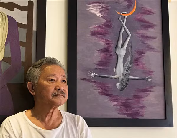 Nhà văn – họa sĩ Mường Mán.