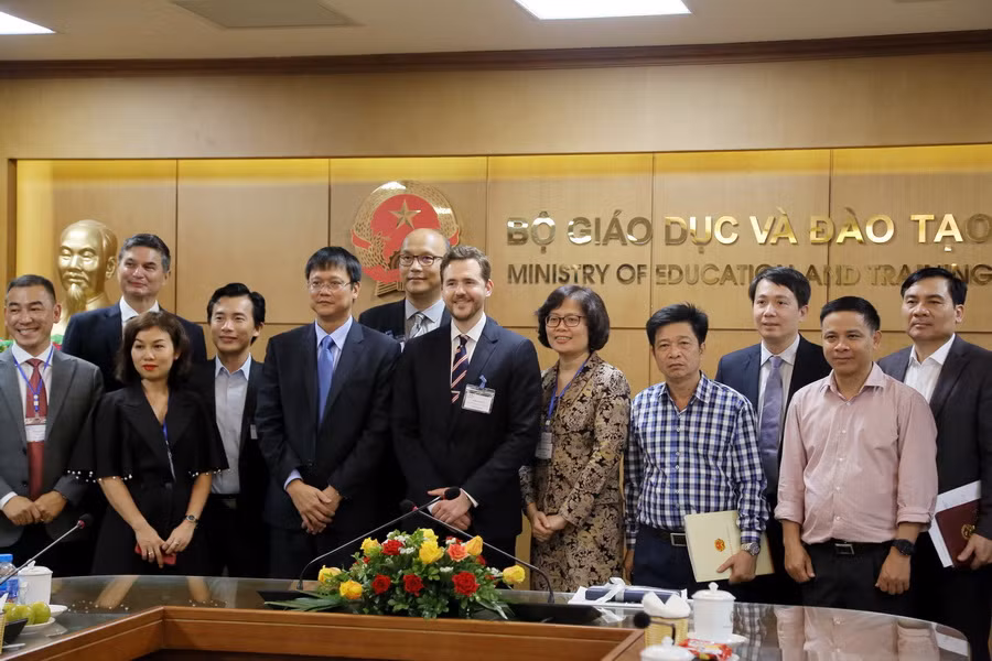 Thứ trưởng Lê Hải An với Đoàn doanh nghiệp của của Hội đồng kinh doanh Hoa Kỳ - Asian 2019