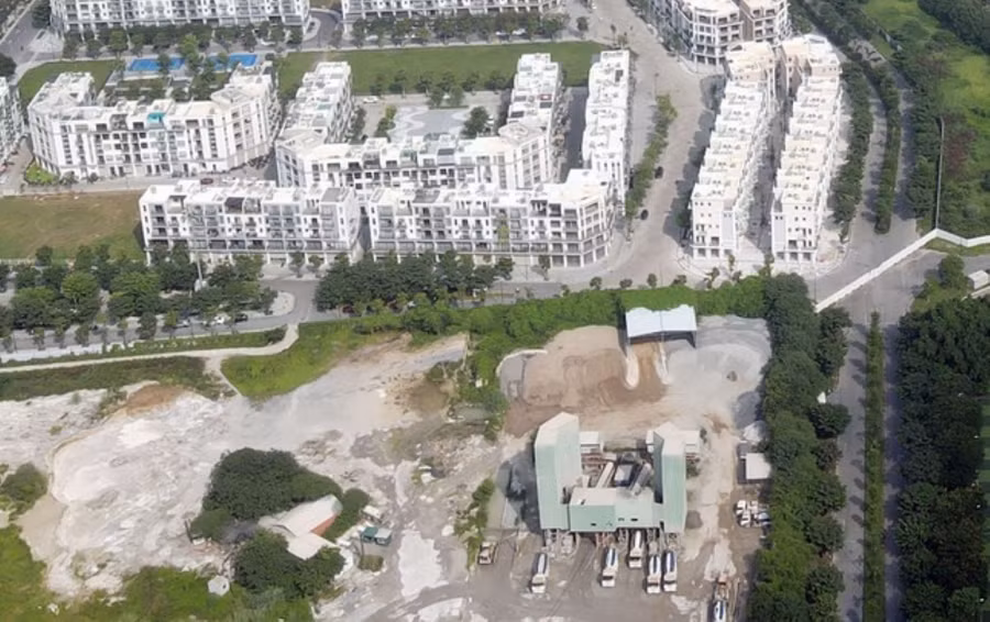 Các lô đất trên với hơn 5,2ha phục vụ Dự án The Manor Central Park. Ảnh: Vnmedia.vn