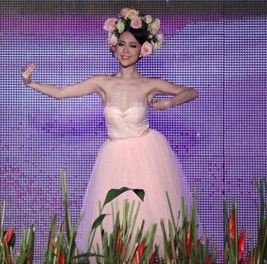 Tai nạn váy áo nhớ đời của loạt sao nữ Việt ảnh 7 Tai nạn váy áo nhớ đời của loạt sao nữ Việt ảnh 7