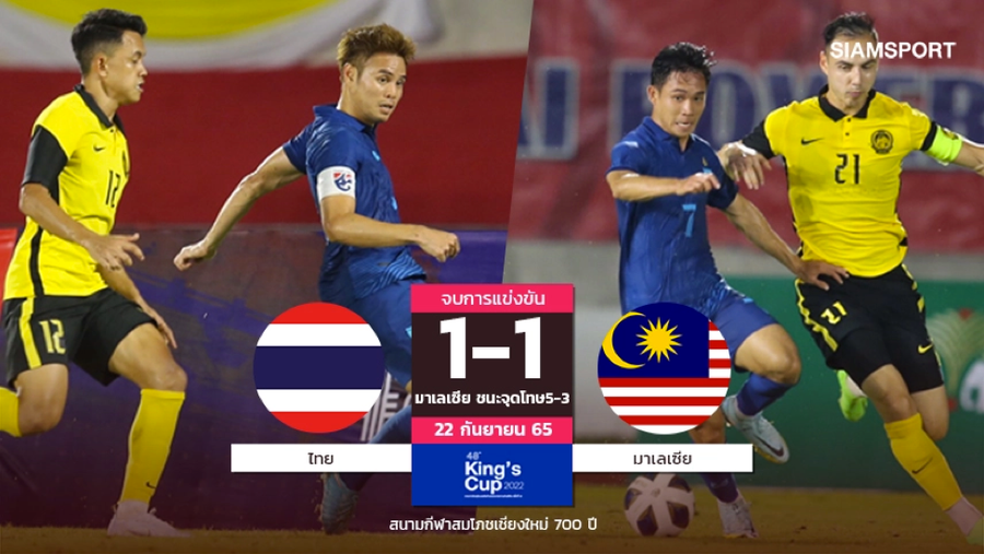 Thái Lan thua Malaysia trên loạt sút luân lưu. Thái Lan thua Malaysia trên loạt sút luân lưu.