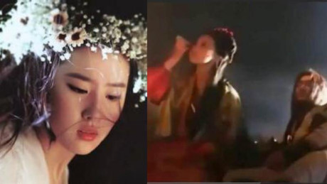 Cảnh phim bị ném đá của Lưu Diệc Phi Canh phim bi nem da cua Luu Diec Phi