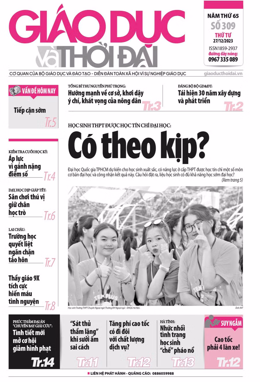 Tin tức báo in 27/12: Áp lực vì gánh nặng điểm số