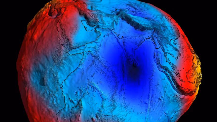 Hành tinh của chúng ta không đồng nhất về mật độ và tính chất.