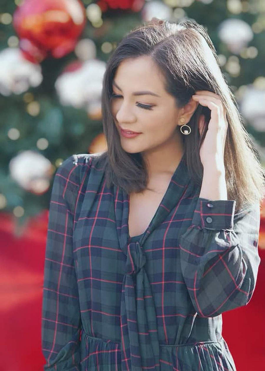 Ngọc Thúy sở hữu vẻ đẹp gợi cảm đậm chất Marilyn Monroe. Ảnh: ITN