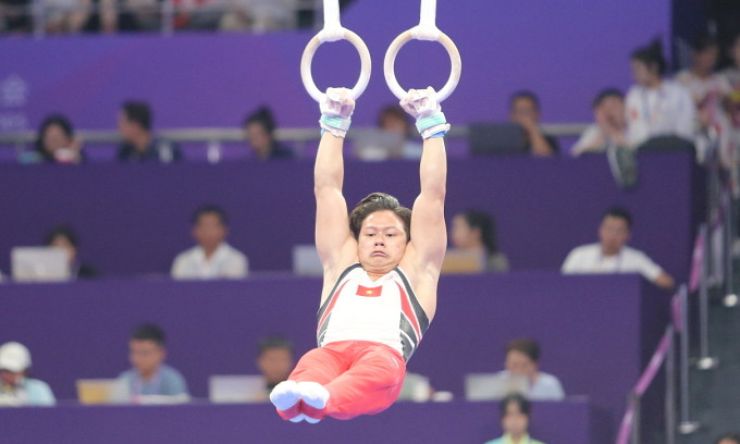Nguyễn Văn Khánh Phong giành Huy chương Bạc nội dung vòng treo nam tại ASIAD 19. Nguyễn Văn Khánh Phong giành Huy chương Bạc nội dung vòng treo nam tại ASIAD 19.