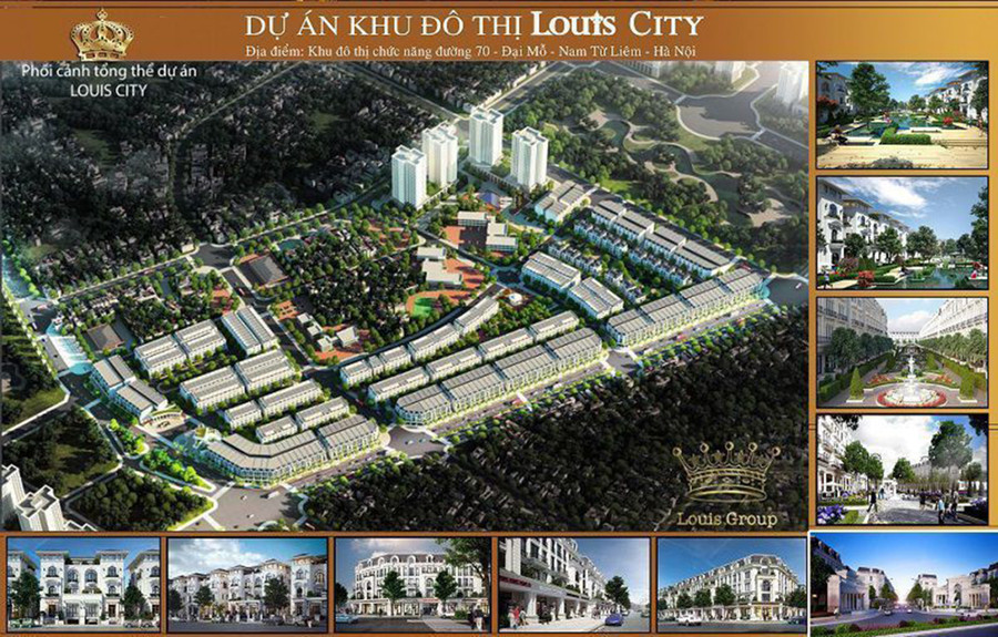 Phối cảnh dự án Louis City của Công ty Lã Vọng.