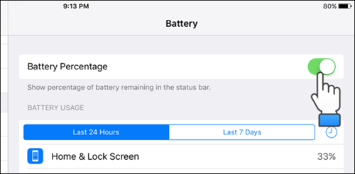 Cách hiển thị dung lượng pin trên iPhone và iPad - 3