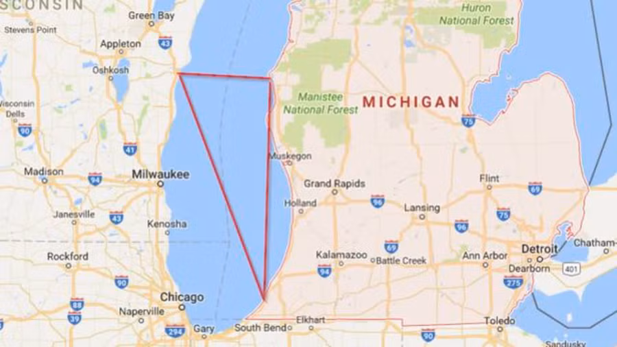 Vị trí Tam giác Michigan