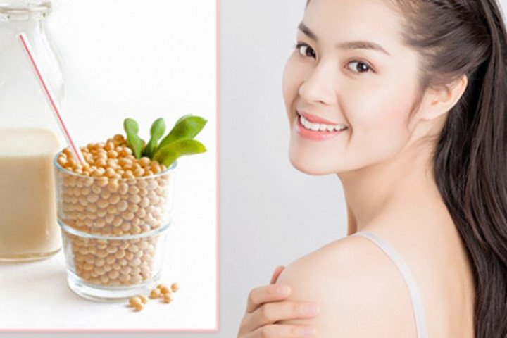 Đẹp “từ da đến tóc” trong 5 phút với sữa đậu nành