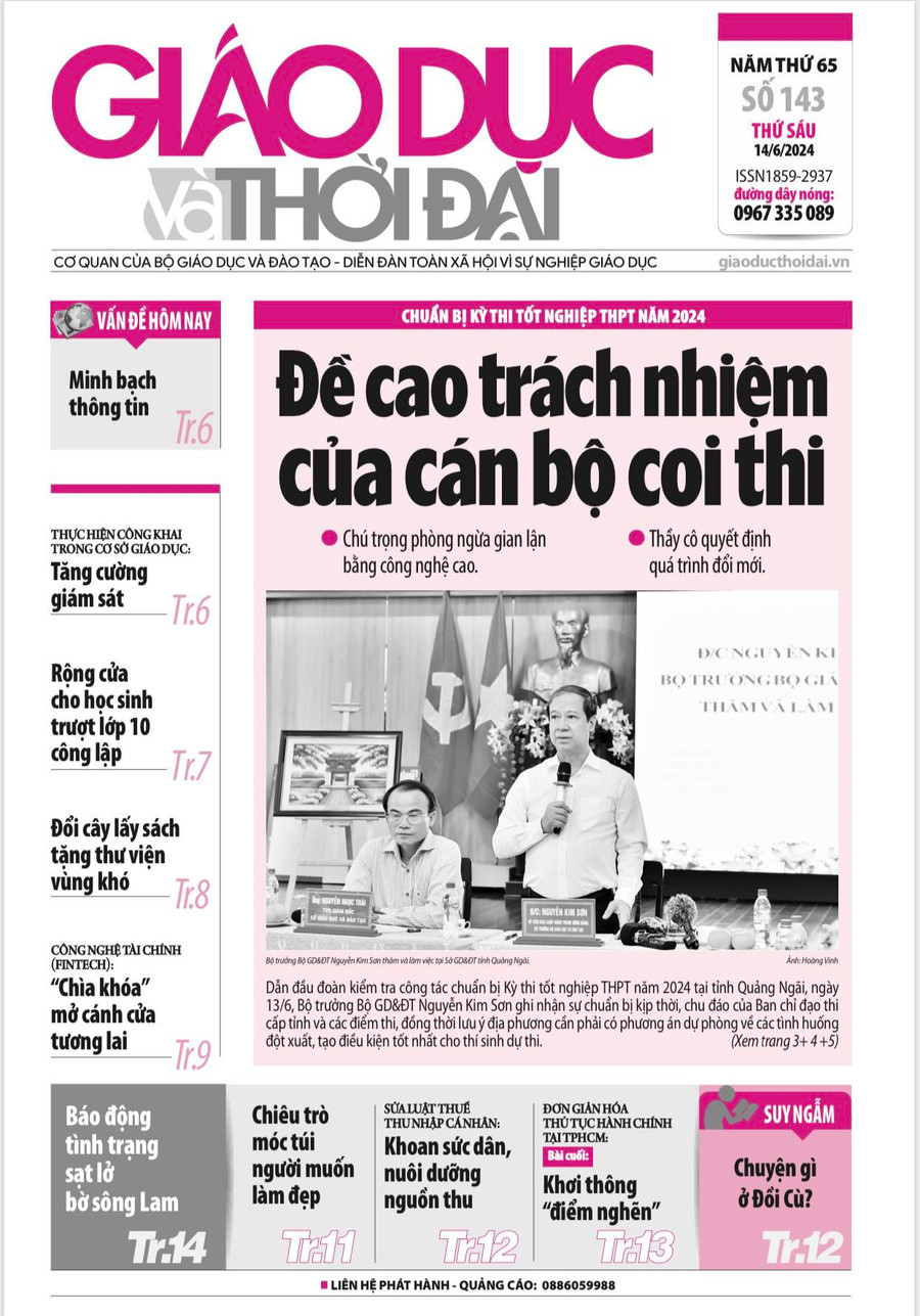 Tin tức báo in 14/6: Chú trọng phòng ngừa gian lận bằng công nghệ cao
