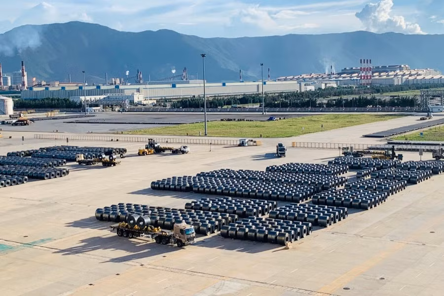 Thành phẩm của FHS chờ xuất cảng.