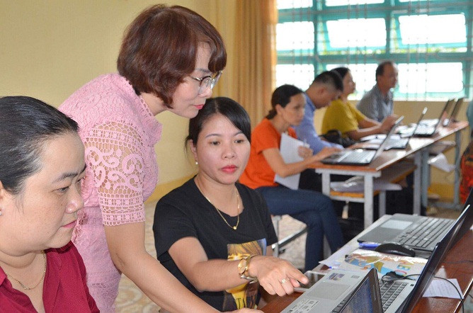 Trường Đại học Sư phạm, Đại học Huế tập huấn cho giáo viên cốt cán tại Quảng Nam Trường Đại học Sư phạm, Đại học Huế tập huấn cho giáo viên cốt cán tại Quảng Nam