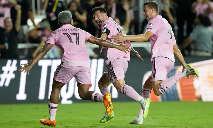 Messi liên tục ghi bàn trong màu áo Inter Miami. Messi liên tục ghi bàn trong màu áo Inter Miami.