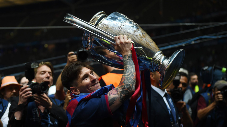 Messi khi còn khoác áo Barca. Ảnh: ITN Messi khi còn khoác áo Barca. Ảnh: ITN