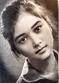 Diễn viên Thanh Loan hồi đóng phim 'Người về đồng cói'. Ảnh: NVCC.