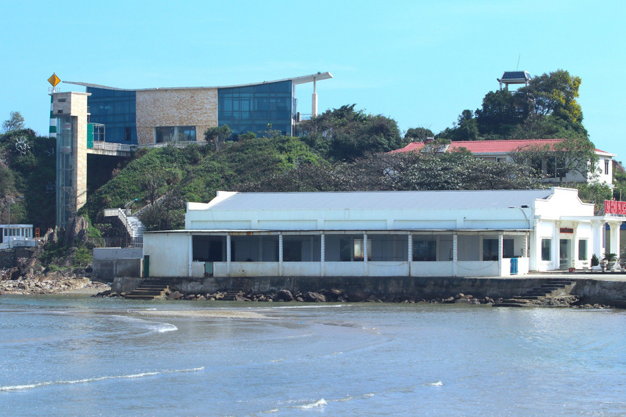 Hạng mục nhà hàng dưới chân đảo Lan Châu.