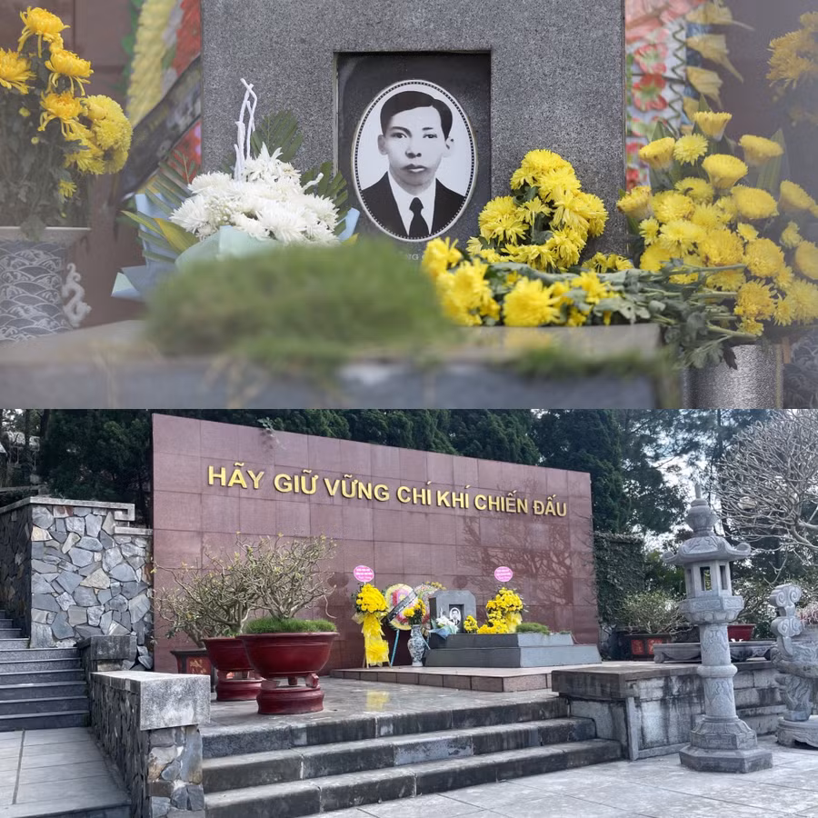 Phần mộ cố Tổng Bí thư Trần Phú.