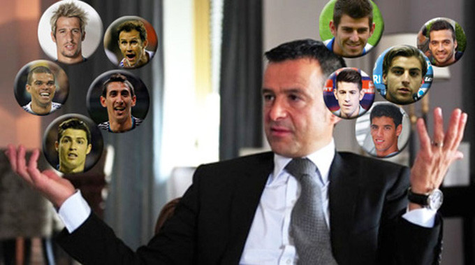 Siêu cò Jorge Mendes kiếm bộn tiền từ hoa hồng chuyển nhượng.