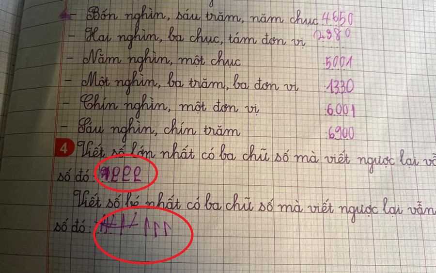 Pha giải toán “sáng tạo” của học sinh lớp 1 khiến dân mạng cười ngất