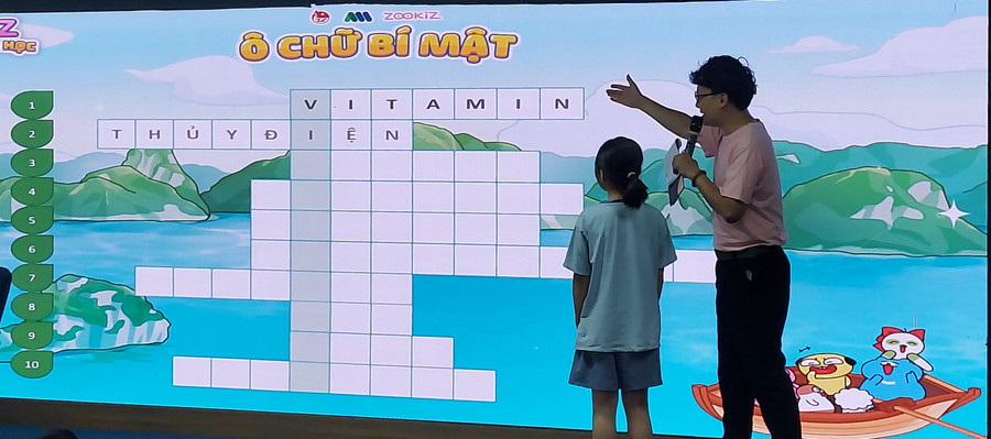 Độc giả Việt Nam hào hứng tham gia trò chơi khám phá khoa học cùng Zookiz. Ảnh: Bình Thanh.