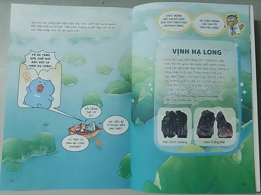 Những trang truyện sinh động, hấp dẫn. Ảnh: Anh Sơn.