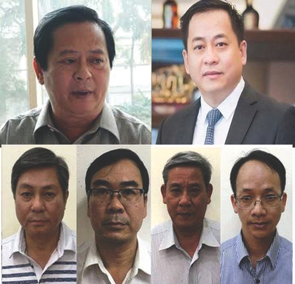 Ông Nguyễn Hữu Tín, Vũ “nhôm” và các đồng phạm. Ảnh: IT Ông Nguyễn Hữu Tín, Vũ “nhôm” và các đồng phạm. Ảnh: IT