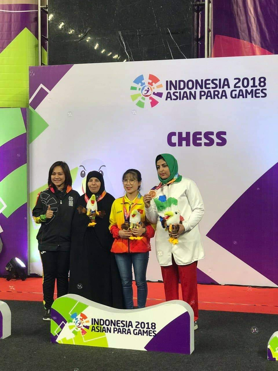 Nguyễn Thị Mỹ Linh giành Huy chương Vàng Asian Para Games 2018. Nguyễn Thị Mỹ Linh giành Huy chương Vàng Asian Para Games 2018.