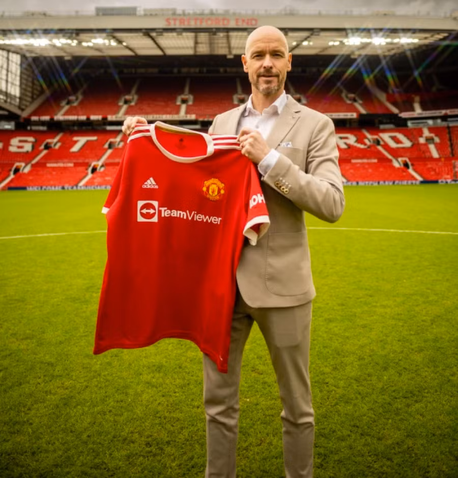 Erik ten Hag họp báo ra mắt Man Utd.