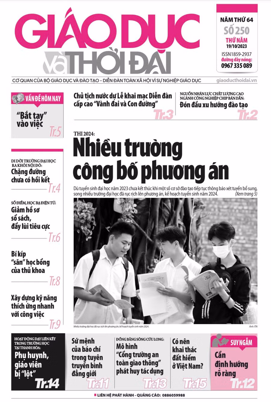 Tin tức báo in 19/10: Nhiều trường đại học chưa thể di dời khỏi nội đô Hà Nội