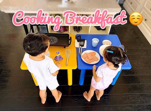 Nhà chẳng có gì ngoài điều kiện, Hà Tăng vẫn dạy hai con sớm tự lập