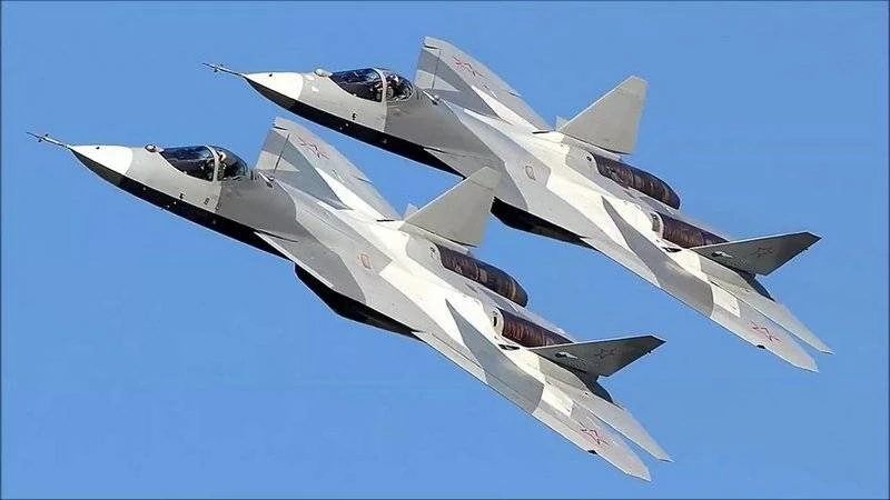 Chiến đấu cơ Su-57 của Nga.