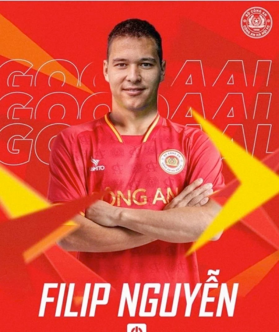 Công An Hà Nội FC đã công bố chiêu mộ thành công thủ môn Filip Nguyễn từ đầu năm 2023.