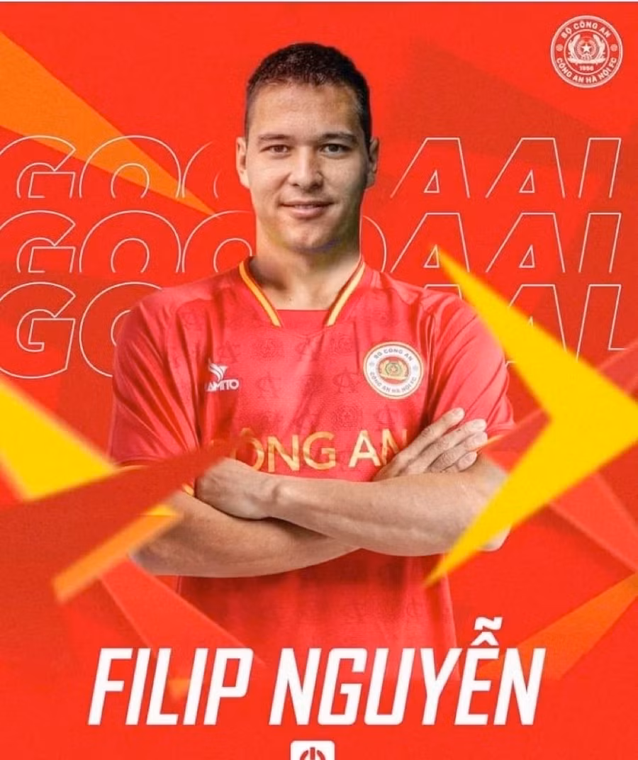 Công An Hà Nội FC đã công bố chiêu mộ thành công thủ môn Filip Nguyễn từ đầu năm 2023.