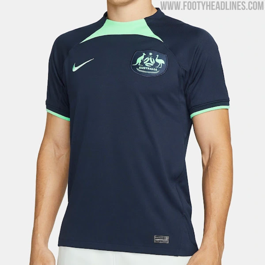 Áo đấu của Australia tại World Cup 2022 cũng do Nike thiết kế.