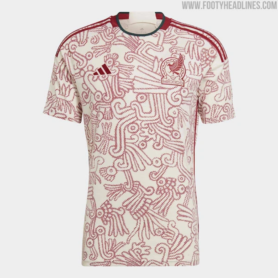 Adidas chịu trách nhiệm sản xuất bộ áo đấu của tuyển Mexico tại Qatar.