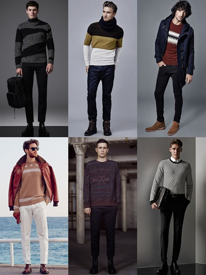 7 mẫu áo len nam cá tính cho những ngày gió lạnh