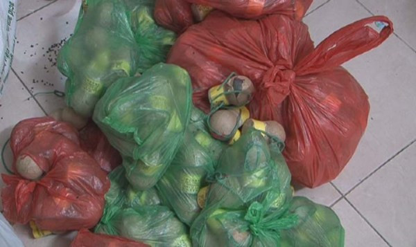 Tang vật thu được xe khách. Tang