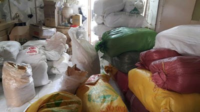 Tuồn hàng tấn mì chính giả ra thị trường ảnh 1 Tang vật thu giữ. Ảnh: Sài Gòn Giải Phóng